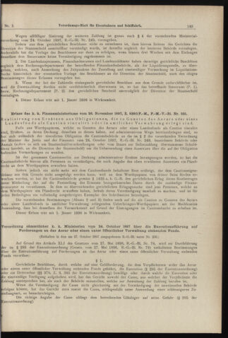 Verordnungs-Blatt für Eisenbahnen und Schiffahrt: Veröffentlichungen in Tarif- und Transport-Angelegenheiten 18980111 Seite: 5