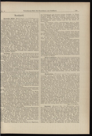 Verordnungs-Blatt für Eisenbahnen und Schiffahrt: Veröffentlichungen in Tarif- und Transport-Angelegenheiten 18980111 Seite: 9