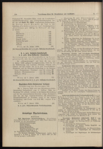 Verordnungs-Blatt für Eisenbahnen und Schiffahrt: Veröffentlichungen in Tarif- und Transport-Angelegenheiten 18980113 Seite: 10