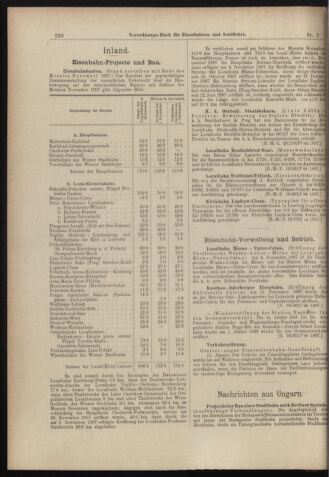 Verordnungs-Blatt für Eisenbahnen und Schiffahrt: Veröffentlichungen in Tarif- und Transport-Angelegenheiten 18980115 Seite: 2