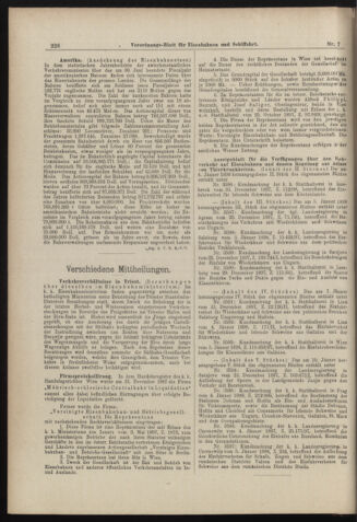 Verordnungs-Blatt für Eisenbahnen und Schiffahrt: Veröffentlichungen in Tarif- und Transport-Angelegenheiten 18980115 Seite: 4