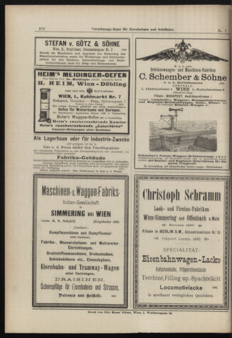 Verordnungs-Blatt für Eisenbahnen und Schiffahrt: Veröffentlichungen in Tarif- und Transport-Angelegenheiten 18980115 Seite: 52