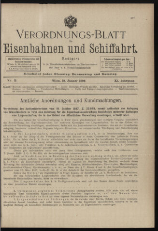 Verordnungs-Blatt für Eisenbahnen und Schiffahrt: Veröffentlichungen in Tarif- und Transport-Angelegenheiten