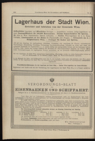 Verordnungs-Blatt für Eisenbahnen und Schiffahrt: Veröffentlichungen in Tarif- und Transport-Angelegenheiten 18980120 Seite: 16