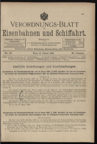 Verordnungs-Blatt für Eisenbahnen und Schiffahrt: Veröffentlichungen in Tarif- und Transport-Angelegenheiten