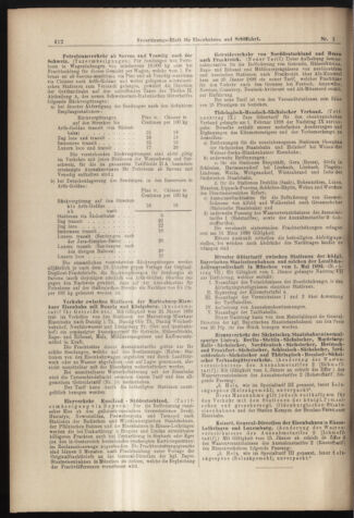 Verordnungs-Blatt für Eisenbahnen und Schiffahrt: Veröffentlichungen in Tarif- und Transport-Angelegenheiten 18980205 Seite: 12