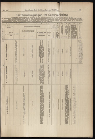 Verordnungs-Blatt für Eisenbahnen und Schiffahrt: Veröffentlichungen in Tarif- und Transport-Angelegenheiten 18980205 Seite: 13