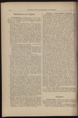 Verordnungs-Blatt für Eisenbahnen und Schiffahrt: Veröffentlichungen in Tarif- und Transport-Angelegenheiten 18980205 Seite: 6