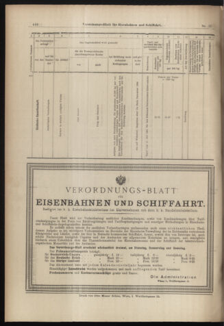 Verordnungs-Blatt für Eisenbahnen und Schiffahrt: Veröffentlichungen in Tarif- und Transport-Angelegenheiten 18980208 Seite: 16