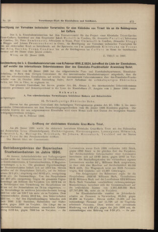 Verordnungs-Blatt für Eisenbahnen und Schiffahrt: Veröffentlichungen in Tarif- und Transport-Angelegenheiten 18980212 Seite: 15