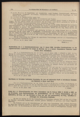 Verordnungs-Blatt für Eisenbahnen und Schiffahrt: Veröffentlichungen in Tarif- und Transport-Angelegenheiten 18980217 Seite: 2