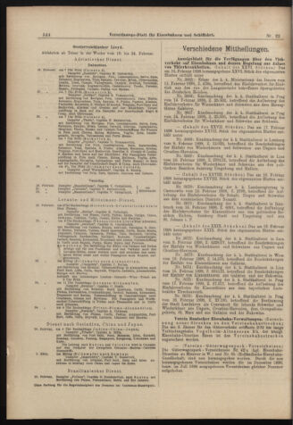 Verordnungs-Blatt für Eisenbahnen und Schiffahrt: Veröffentlichungen in Tarif- und Transport-Angelegenheiten 18980222 Seite: 4