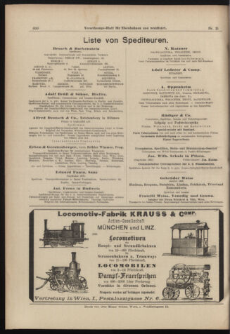 Verordnungs-Blatt für Eisenbahnen und Schiffahrt: Veröffentlichungen in Tarif- und Transport-Angelegenheiten 18980301 Seite: 16