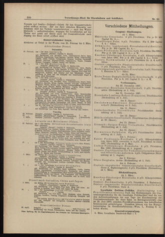 Verordnungs-Blatt für Eisenbahnen und Schiffahrt: Veröffentlichungen in Tarif- und Transport-Angelegenheiten 18980301 Seite: 4