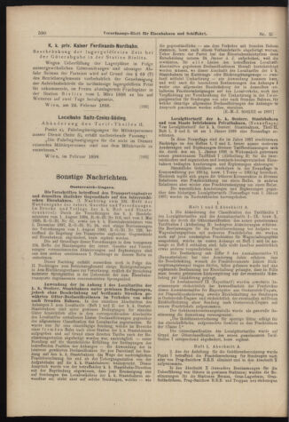 Verordnungs-Blatt für Eisenbahnen und Schiffahrt: Veröffentlichungen in Tarif- und Transport-Angelegenheiten 18980301 Seite: 6