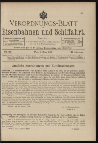 Verordnungs-Blatt für Eisenbahnen und Schiffahrt: Veröffentlichungen in Tarif- und Transport-Angelegenheiten