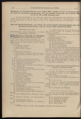 Verordnungs-Blatt für Eisenbahnen und Schiffahrt: Veröffentlichungen in Tarif- und Transport-Angelegenheiten 18980305 Seite: 2