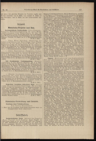 Verordnungs-Blatt für Eisenbahnen und Schiffahrt: Veröffentlichungen in Tarif- und Transport-Angelegenheiten 18980308 Seite: 11