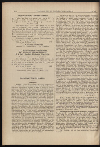 Verordnungs-Blatt für Eisenbahnen und Schiffahrt: Veröffentlichungen in Tarif- und Transport-Angelegenheiten 18980310 Seite: 10