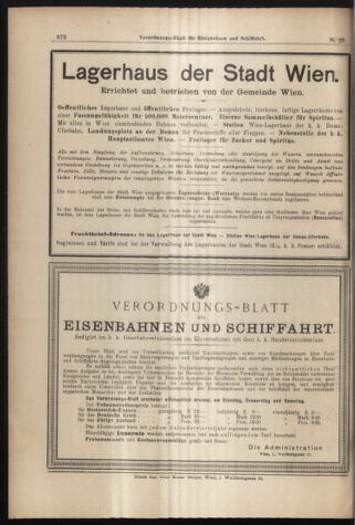 Verordnungs-Blatt für Eisenbahnen und Schiffahrt: Veröffentlichungen in Tarif- und Transport-Angelegenheiten 18980310 Seite: 16