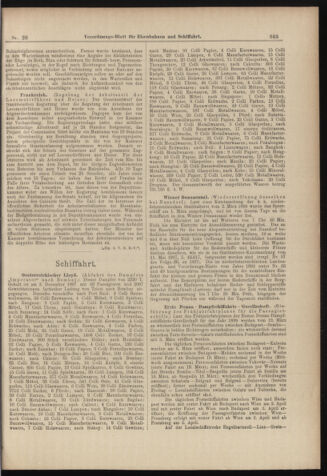 Verordnungs-Blatt für Eisenbahnen und Schiffahrt: Veröffentlichungen in Tarif- und Transport-Angelegenheiten 18980310 Seite: 7