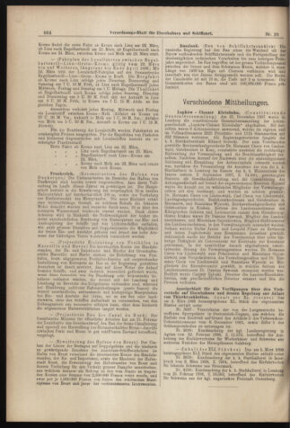 Verordnungs-Blatt für Eisenbahnen und Schiffahrt: Veröffentlichungen in Tarif- und Transport-Angelegenheiten 18980310 Seite: 8