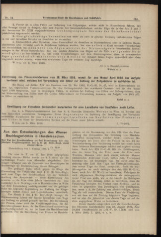 Verordnungs-Blatt für Eisenbahnen und Schiffahrt: Veröffentlichungen in Tarif- und Transport-Angelegenheiten 18980322 Seite: 3