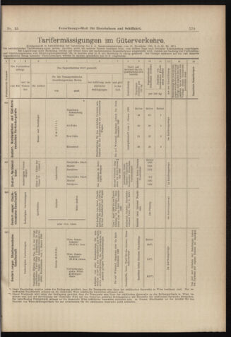 Verordnungs-Blatt für Eisenbahnen und Schiffahrt: Veröffentlichungen in Tarif- und Transport-Angelegenheiten 18980324 Seite: 11