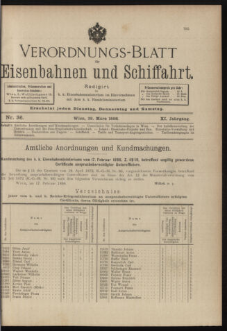 Verordnungs-Blatt für Eisenbahnen und Schiffahrt: Veröffentlichungen in Tarif- und Transport-Angelegenheiten