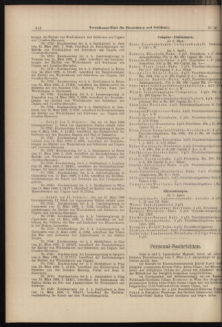 Verordnungs-Blatt für Eisenbahnen und Schiffahrt: Veröffentlichungen in Tarif- und Transport-Angelegenheiten 18980331 Seite: 8