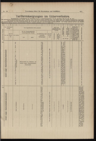 Verordnungs-Blatt für Eisenbahnen und Schiffahrt: Veröffentlichungen in Tarif- und Transport-Angelegenheiten 18980402 Seite: 11