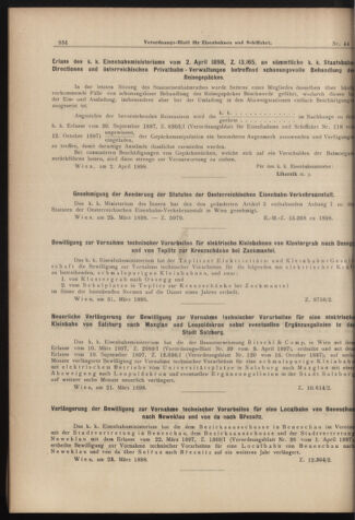 Verordnungs-Blatt für Eisenbahnen und Schiffahrt: Veröffentlichungen in Tarif- und Transport-Angelegenheiten 18980419 Seite: 2