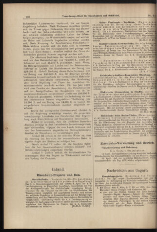 Verordnungs-Blatt für Eisenbahnen und Schiffahrt: Veröffentlichungen in Tarif- und Transport-Angelegenheiten 18980419 Seite: 4