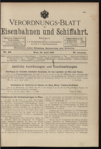 Verordnungs-Blatt für Eisenbahnen und Schiffahrt: Veröffentlichungen in Tarif- und Transport-Angelegenheiten