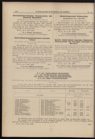 Verordnungs-Blatt für Eisenbahnen und Schiffahrt: Veröffentlichungen in Tarif- und Transport-Angelegenheiten 18980507 Seite: 16