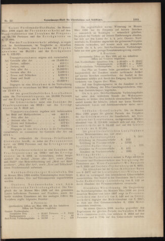 Verordnungs-Blatt für Eisenbahnen und Schiffahrt: Veröffentlichungen in Tarif- und Transport-Angelegenheiten 18980507 Seite: 5