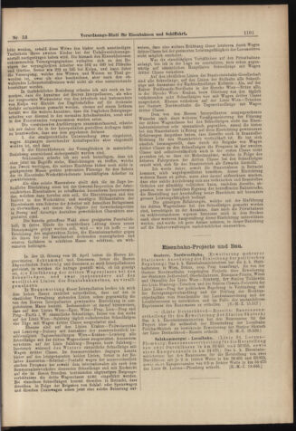 Verordnungs-Blatt für Eisenbahnen und Schiffahrt: Veröffentlichungen in Tarif- und Transport-Angelegenheiten 18980510 Seite: 13