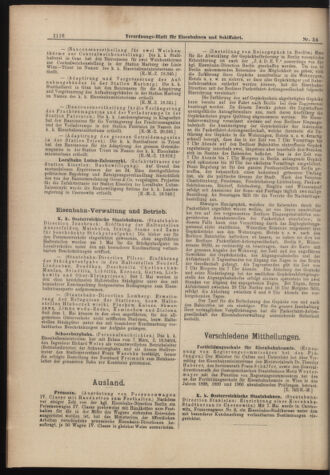 Verordnungs-Blatt für Eisenbahnen und Schiffahrt: Veröffentlichungen in Tarif- und Transport-Angelegenheiten 18980512 Seite: 8