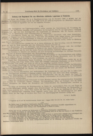 Verordnungs-Blatt für Eisenbahnen und Schiffahrt: Veröffentlichungen in Tarif- und Transport-Angelegenheiten 18980514 Seite: 11