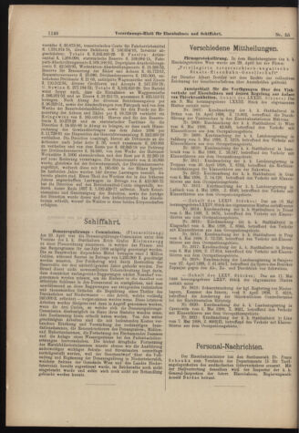 Verordnungs-Blatt für Eisenbahnen und Schiffahrt: Veröffentlichungen in Tarif- und Transport-Angelegenheiten 18980514 Seite: 16