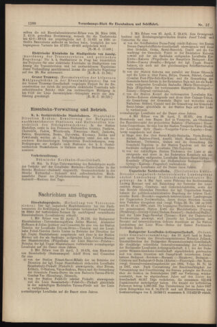 Verordnungs-Blatt für Eisenbahnen und Schiffahrt: Veröffentlichungen in Tarif- und Transport-Angelegenheiten 18980519 Seite: 12