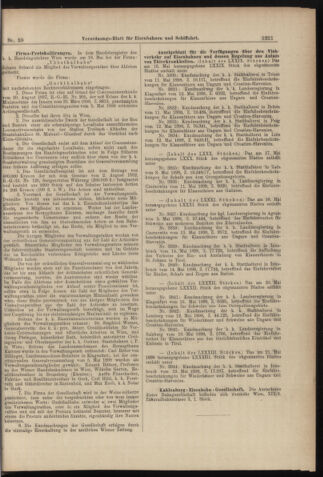 Verordnungs-Blatt für Eisenbahnen und Schiffahrt: Veröffentlichungen in Tarif- und Transport-Angelegenheiten 18980524 Seite: 9