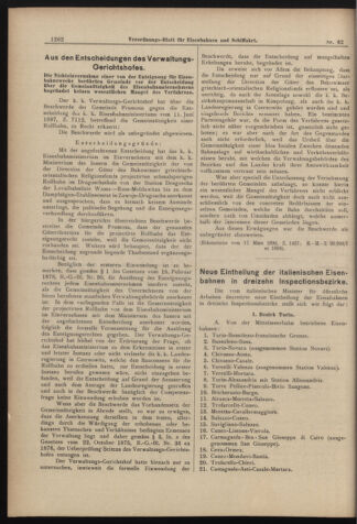 Verordnungs-Blatt für Eisenbahnen und Schiffahrt: Veröffentlichungen in Tarif- und Transport-Angelegenheiten 18980602 Seite: 2