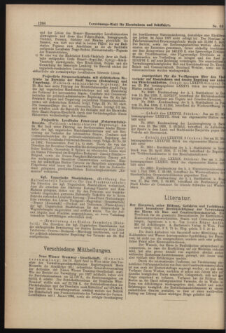 Verordnungs-Blatt für Eisenbahnen und Schiffahrt: Veröffentlichungen in Tarif- und Transport-Angelegenheiten 18980604 Seite: 6