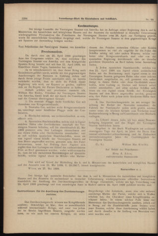 Verordnungs-Blatt für Eisenbahnen und Schiffahrt: Veröffentlichungen in Tarif- und Transport-Angelegenheiten 18980607 Seite: 2