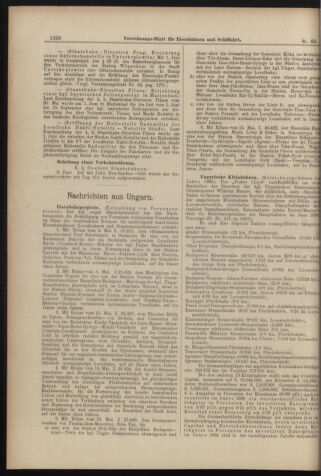 Verordnungs-Blatt für Eisenbahnen und Schiffahrt: Veröffentlichungen in Tarif- und Transport-Angelegenheiten 18980609 Seite: 14