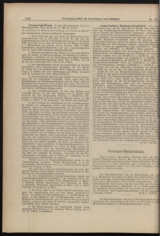 Verordnungs-Blatt für Eisenbahnen und Schiffahrt: Veröffentlichungen in Tarif- und Transport-Angelegenheiten 18980609 Seite: 16