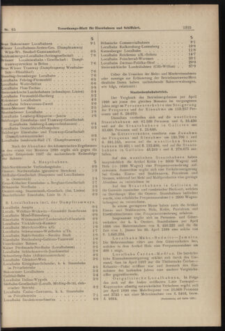 Verordnungs-Blatt für Eisenbahnen und Schiffahrt: Veröffentlichungen in Tarif- und Transport-Angelegenheiten 18980609 Seite: 3