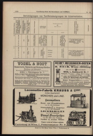 Verordnungs-Blatt für Eisenbahnen und Schiffahrt: Veröffentlichungen in Tarif- und Transport-Angelegenheiten 18980611 Seite: 16