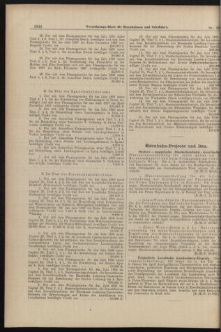 Verordnungs-Blatt für Eisenbahnen und Schiffahrt: Veröffentlichungen in Tarif- und Transport-Angelegenheiten 18980611 Seite: 6